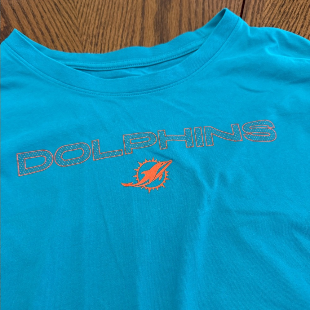 Nike Miami Dolphins Teal Long Sleeve Dri-FIT Shirt - NFL - Picture 3 of 5